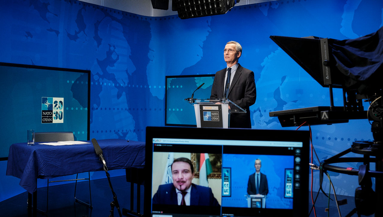 NATO Secretary General Jens Stoltenberg addresses the 66th Annual Session of the NATO Parliamentary Assembly