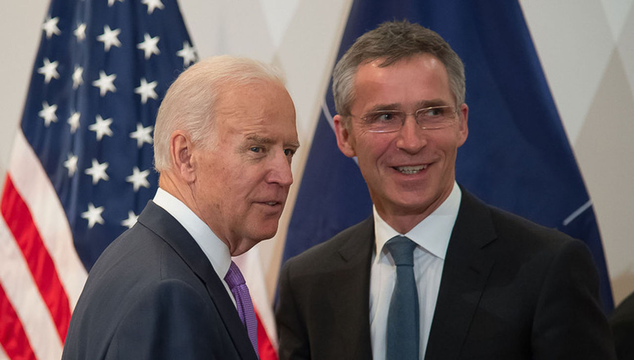 Bilateral meeting between NATO Secretary General Jens Stoltenberg and US Vice President Joe Biden
