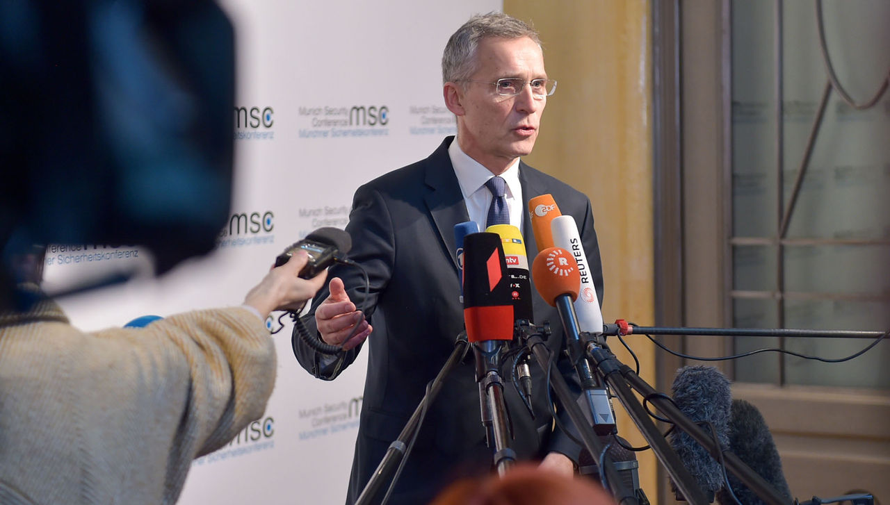 Doorstep statement by NATO Secretary General Jens Stoltenberg ahead of the Munich Security Conference