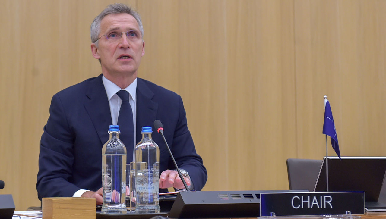 Meeting of the North Atlantic Council in Foreign Ministers’ session via tele-conference with opening remarks by NATO Secretary General Jens Stoltenberg