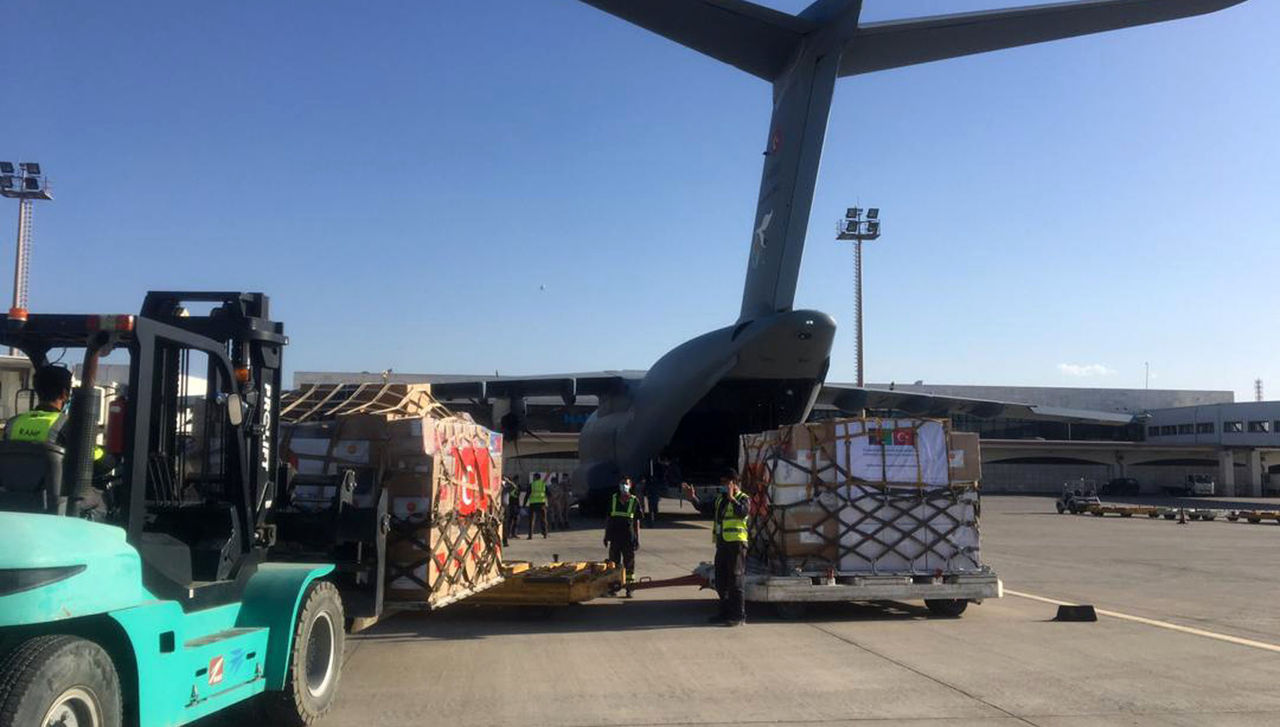 On 11 June 2020, as part of Allied responses to the COVID-19 pandemic, Turkey delivered around 75,000 protective masks and dozens of sets of medical equipment, including observation monitors, ventilators, oxygen regulators and concentrators, laryngoscopes, aspirators and aspirator kits, defibrillators, PCR machines, nebulizers and diagnostic test kits to the Afghan health authorities. 