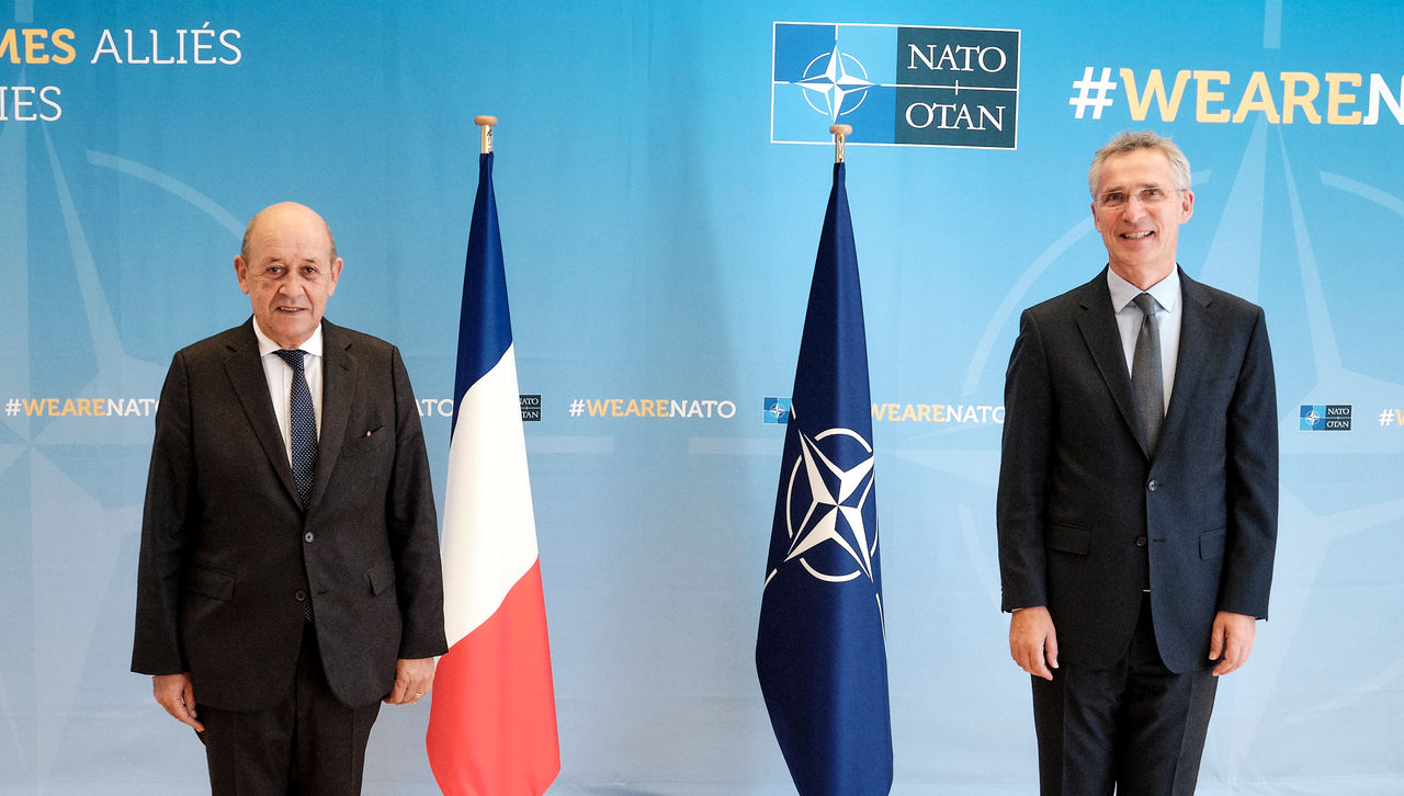 The Minister of Europe and Foreign Affairs of the French Republic, Jean-Yves Le Drian visits NATO and meets with NATO Secretary General Jens Stoltenberg