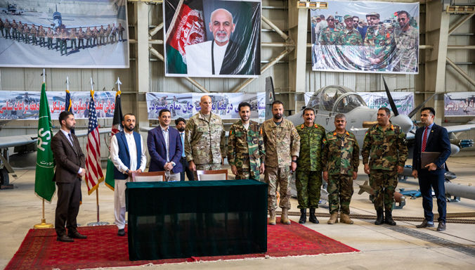 A29 Ceremony in Afghanistan