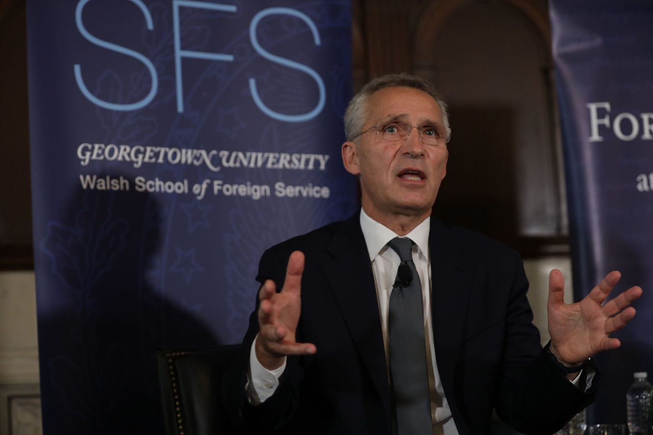 NATO in a competitive World - A conversation with NATO Secretary General Jens Stoltenberg hosted by Brookings Institute and Georgetown University