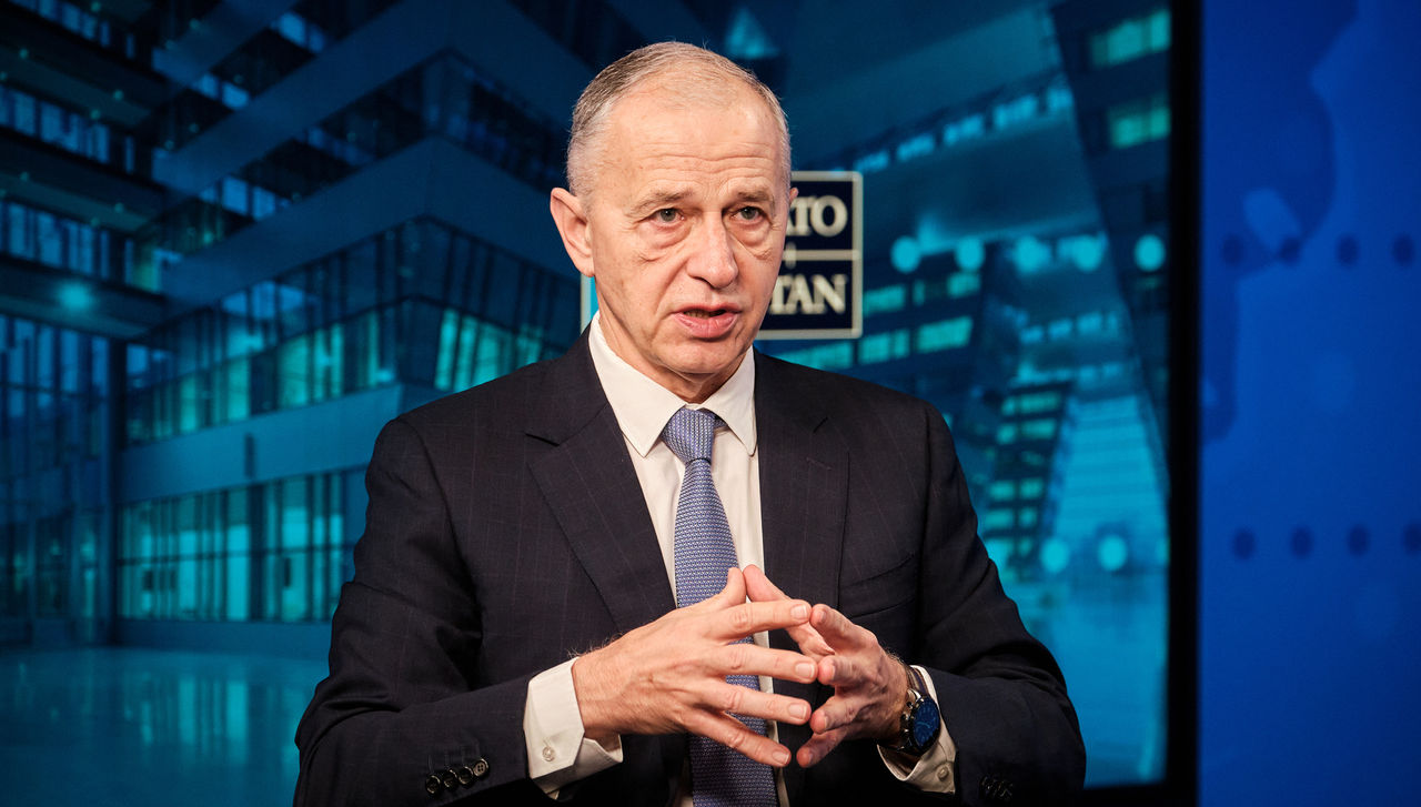 NATO Deputy Secretary General Mircea Geoană speaking virtually at the 2021 edition of the NATO Parliamentary Assembly’s Rose-Roth Seminar in Belgrade