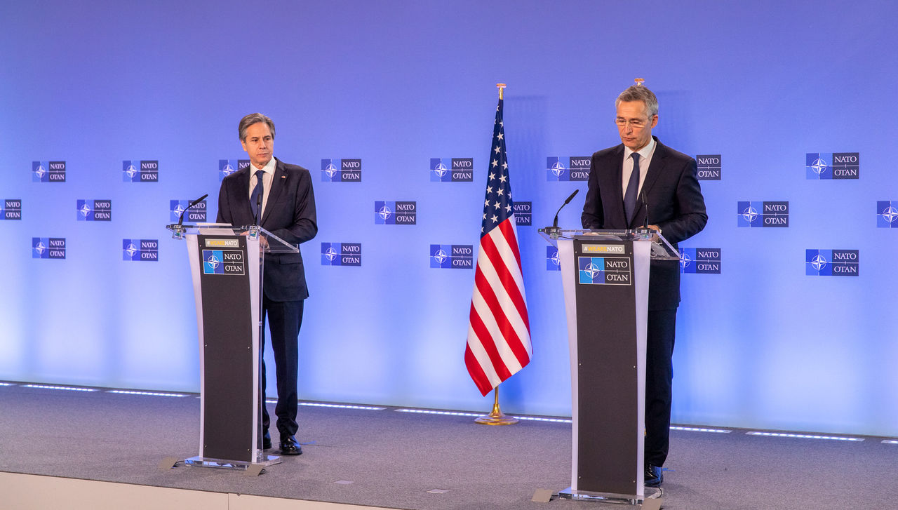 Short remarks by NATO Secretary General Jens Stoltenberg and the U.S. Secretary of State, Anthony J. Blinken