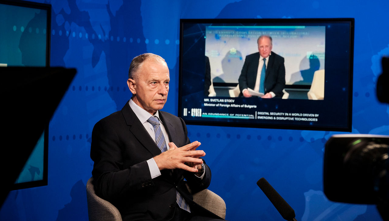 NATO Deputy Secretary General Mircea Geoană participates remotely in the AI & Cyber Conference titled “An Abundance of Potential”. The conference is hosted by the Bulgarian Diplomatic Institute and the Digital National Alliance of Bulgaria.