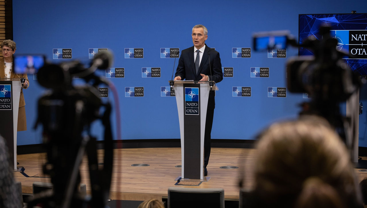 Press conference by NATO Secretary General Jens Stoltenberg ahead of the meetings of NATO Ministers of Foreign Affairs on 6 and 7 April 2022