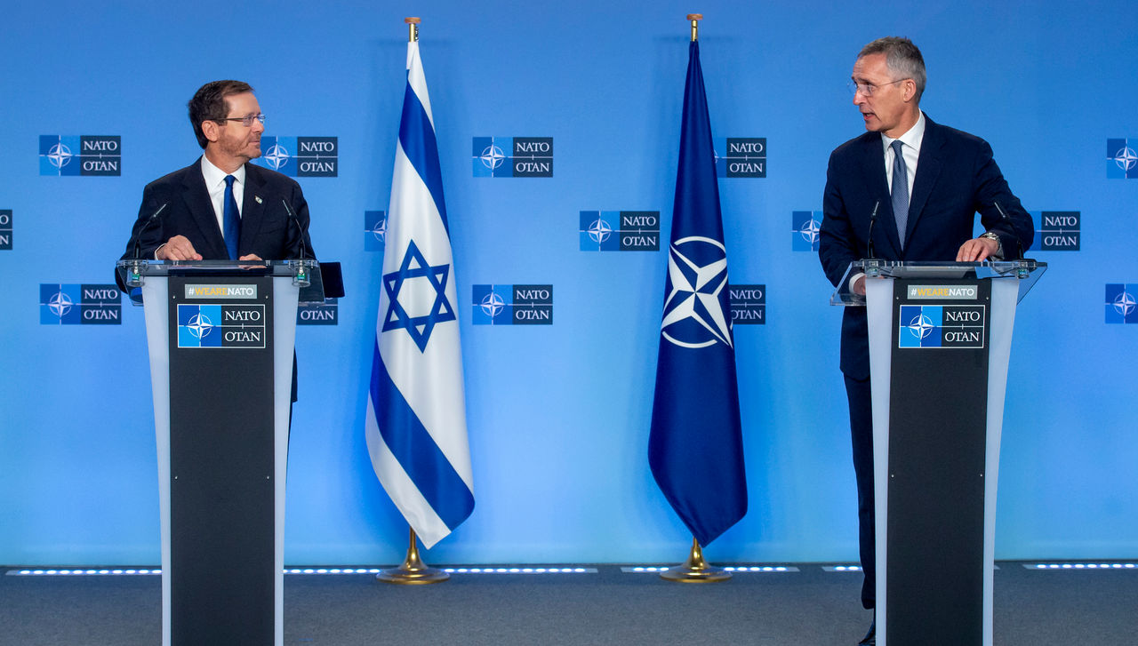 Statements by NATO Secretary General Jens Stoltenberg and the President of Israel, Isaac Herzog