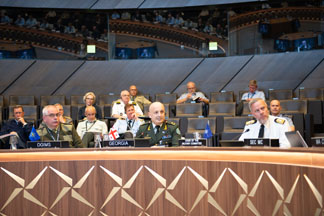 NATO Military Committee meets with close Partner Georgia