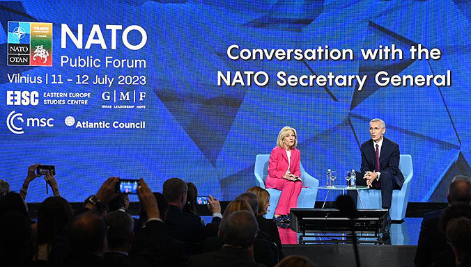 NATO Public Forum - Opening conversation with the NATO Secretary General - 2023 NATO Vilnius Summit