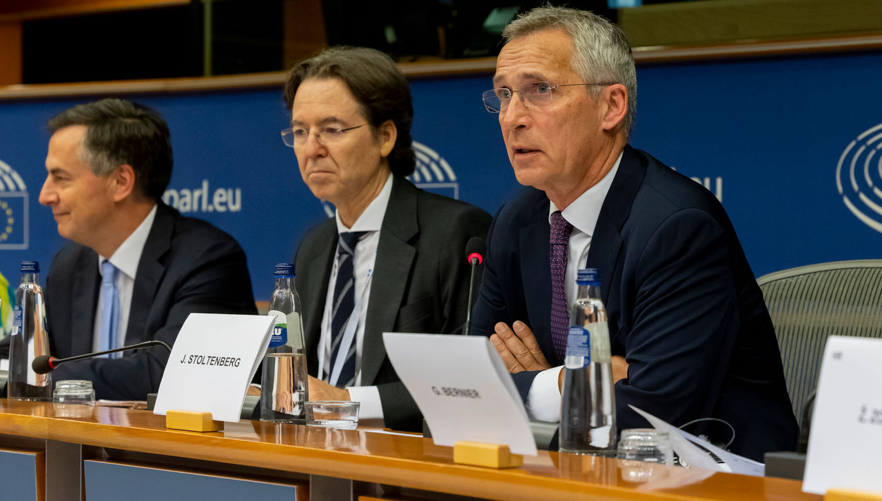 NATO Secretary General Jens Stoltenberg takes part in a joint meeting of the European Parliament’s Committee on Foreign Affairs (AFET) and the Subcommittee on Security and Defence (SEDE) for an exchange of views.