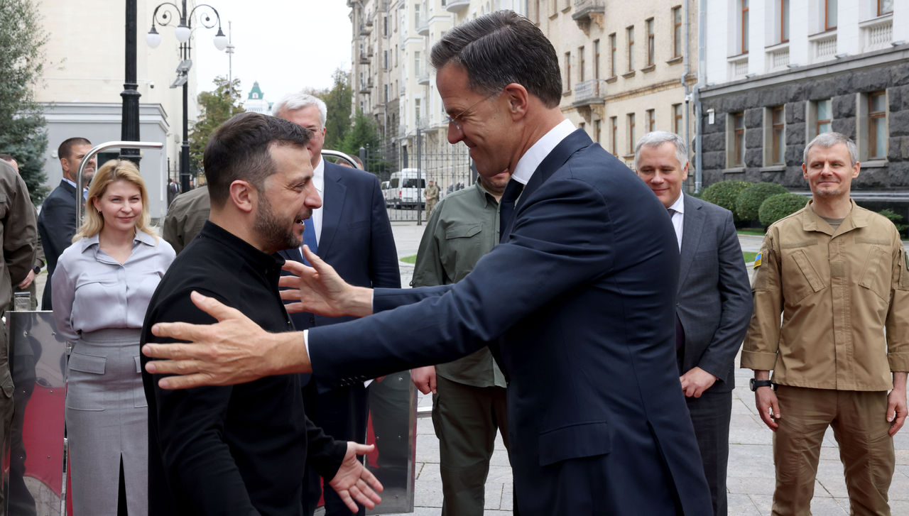 NATO Secretary General Mark Rutte visits Kiev and meets with the President of Ukraine, Volodymyr Zelensky