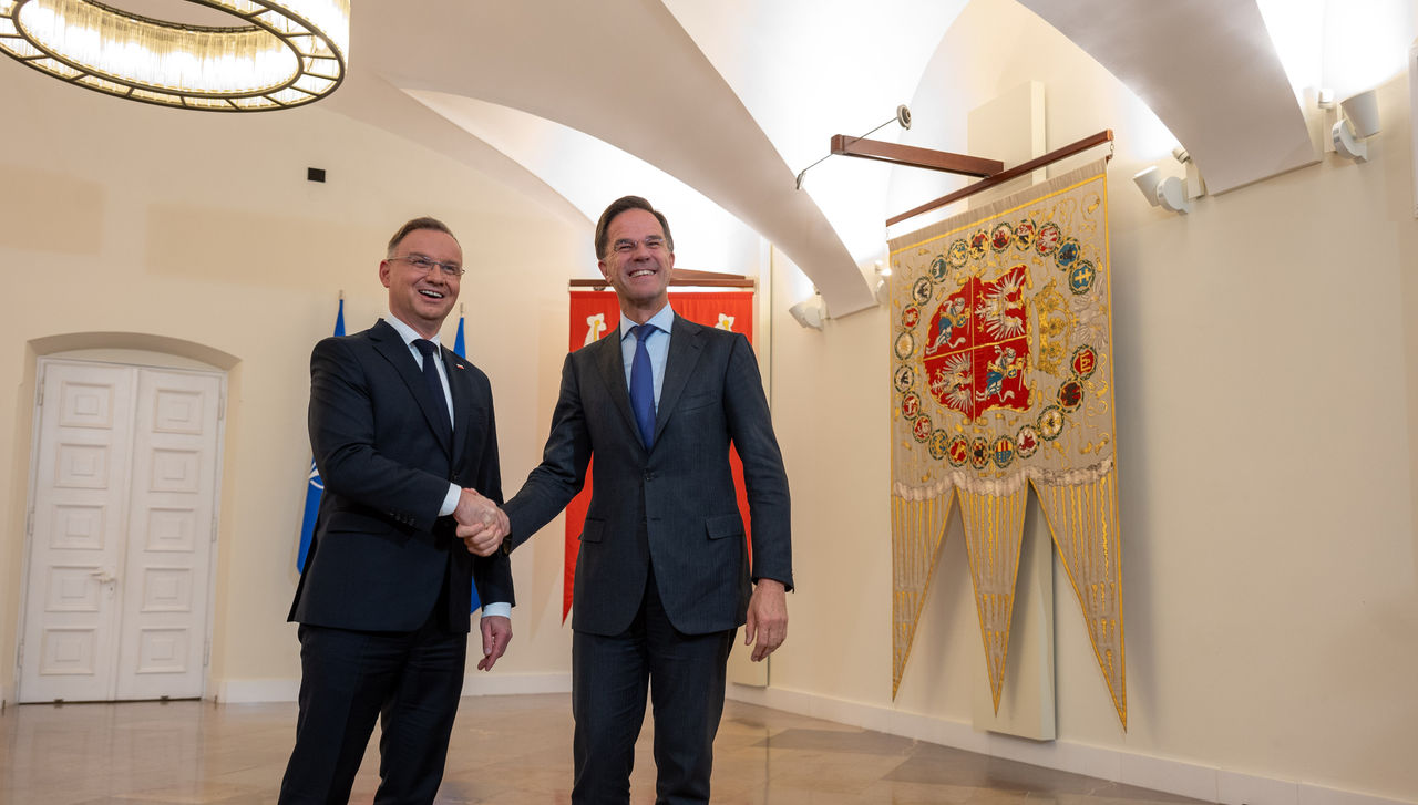 NATO Secretary General Mark Rutte meets with the President of Poland, Andrzej Duda