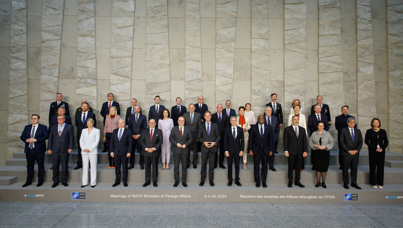 Family Photo of the NATO Ministers of Foreign Affairs - Meeting of NATO Ministers of Foreign Affairs - Brussels
