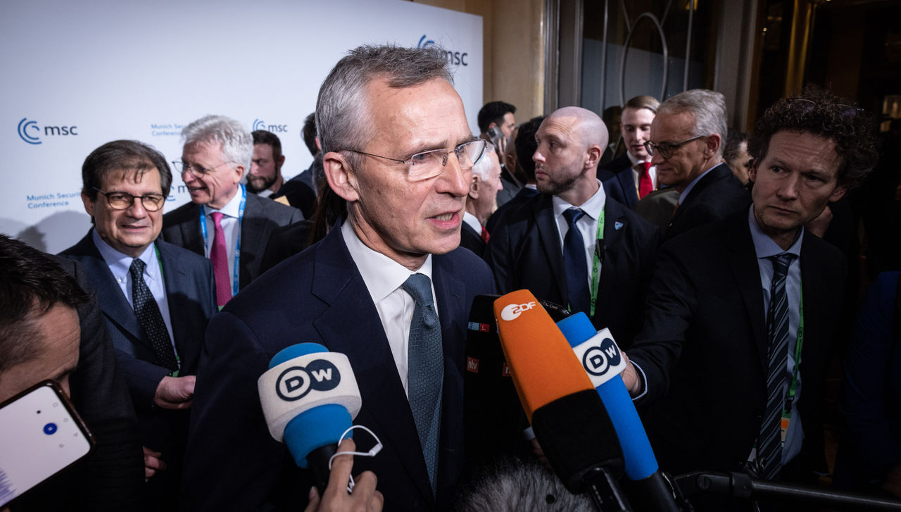 Doorstep statement by NATO Secretary General Jens Stoltenberg ahead of the Munich Security Conference