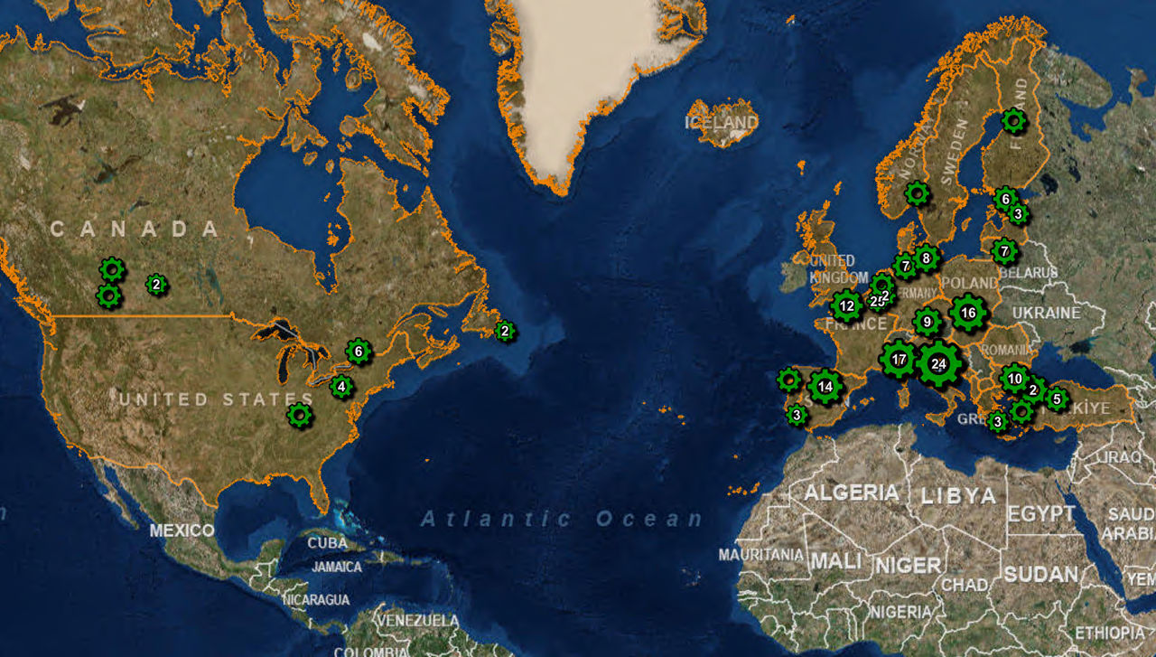 NATO’s Defence Innovation Accelerator for the North Atlantic (DIANA) - 23 accelerator sites and 182 test centres in 28 Allied countries as of March 2024