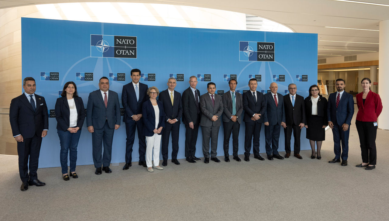 Visit of National Security Advisor of Iraq, Mr. Qasim Al-Araji to NATO HQ
