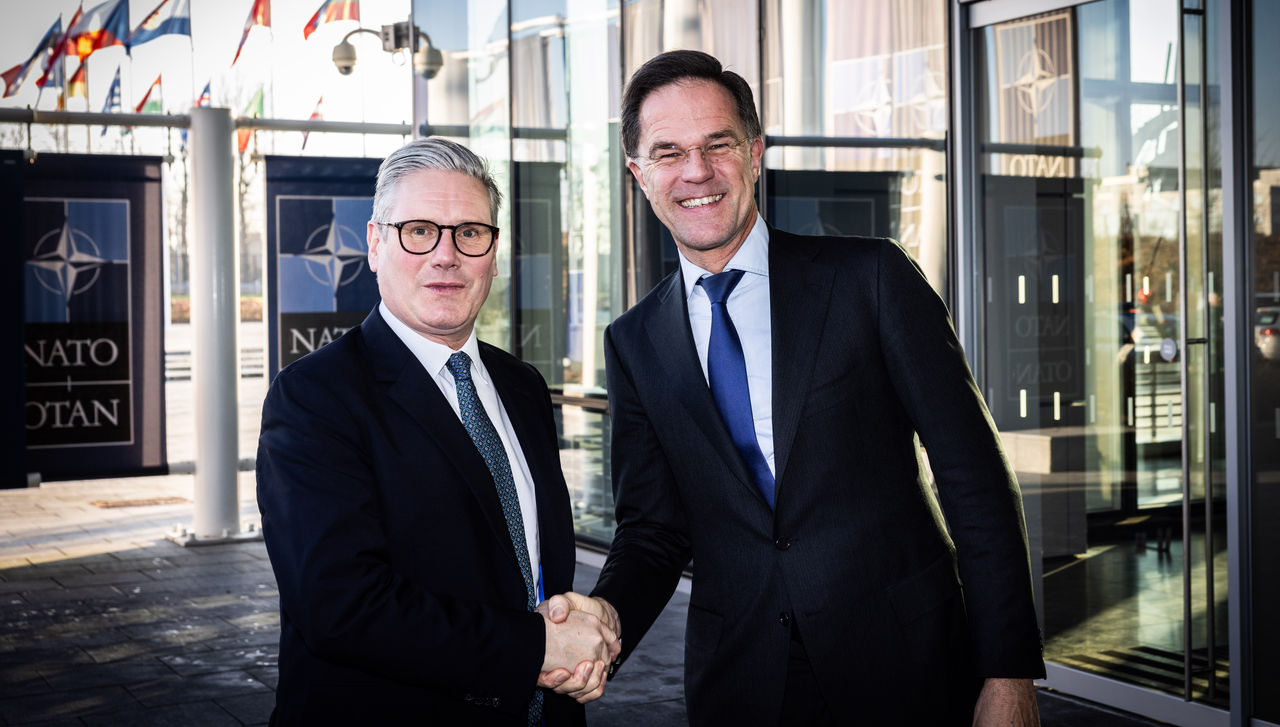 NATO Secretary General Mark Rutte meets with the Prime Minister of the United Kingdom, Sir Keir Starmer