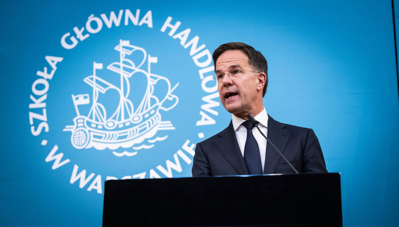 NATO Secretary General Mark Rutte at the Warsaw School of Economics