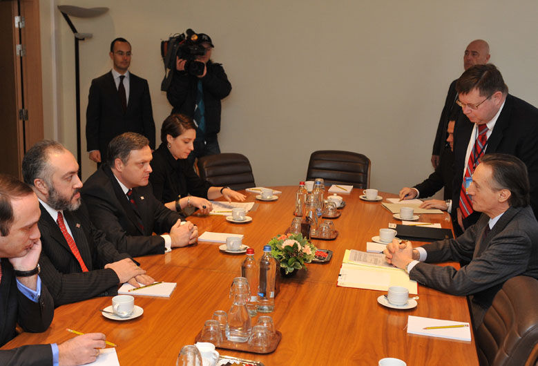 Visit to NATO by the Deputy Prime Minister of Georgia, Giorgi Baramidze and State Minister for Georgia, Temur Iakobashvili. - Bilateral meeting with NATO Deputy Secretary General, Ambassador Claudio Bisogniero