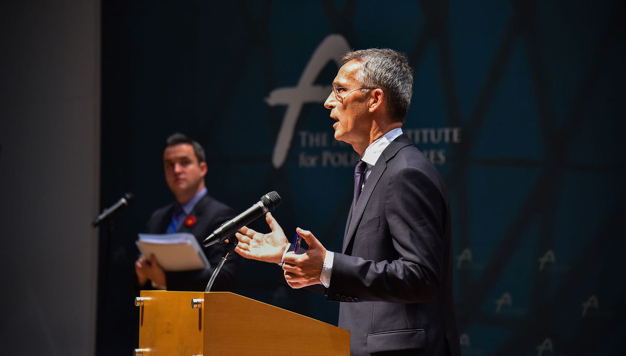 Press point by NATO Secretary General Jens Stoltenberg at the ASAN Institute for Policy Studies, Republic of Korea