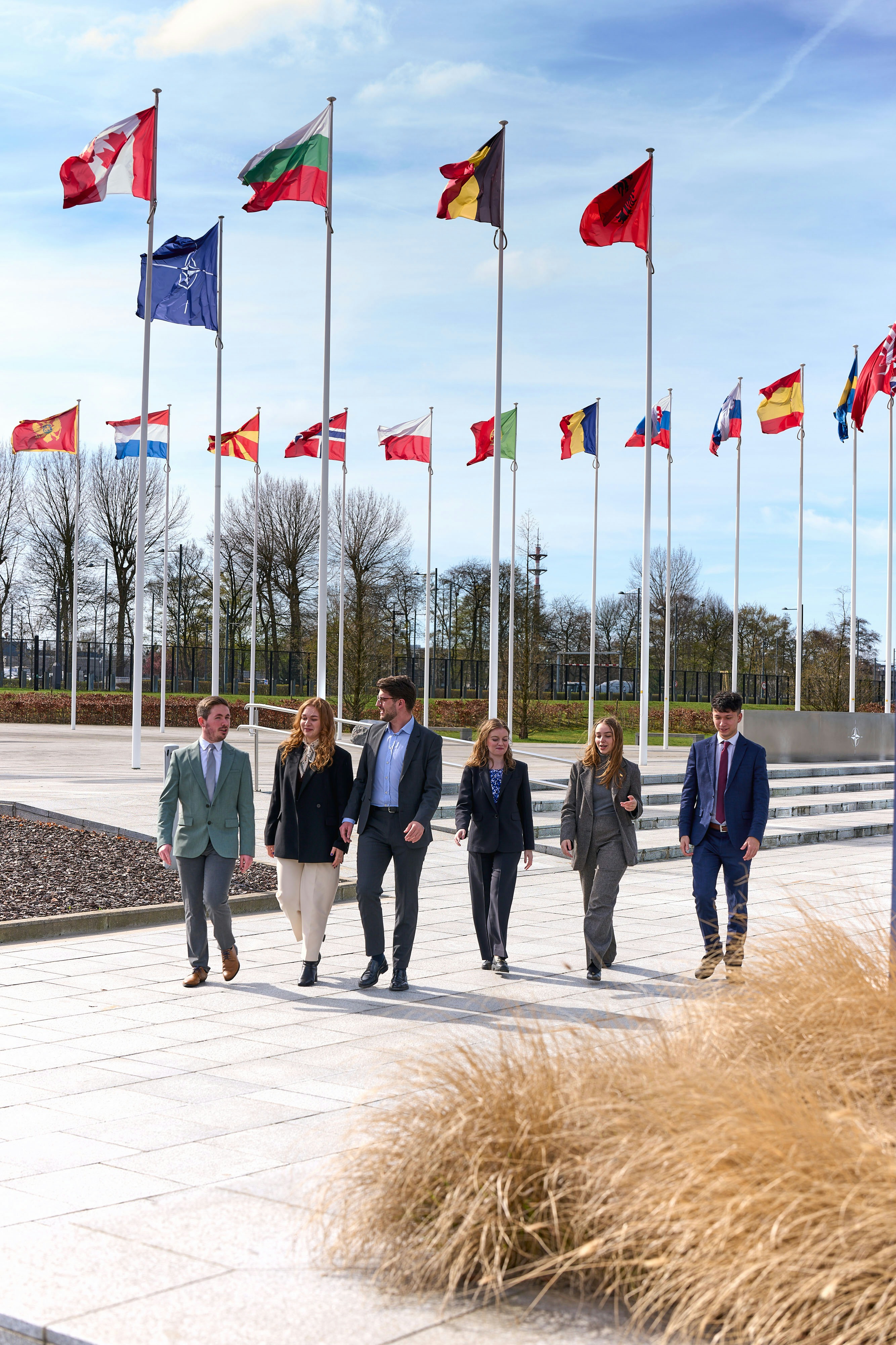 Interns at NATO Headquarters in Brussels, Belgium