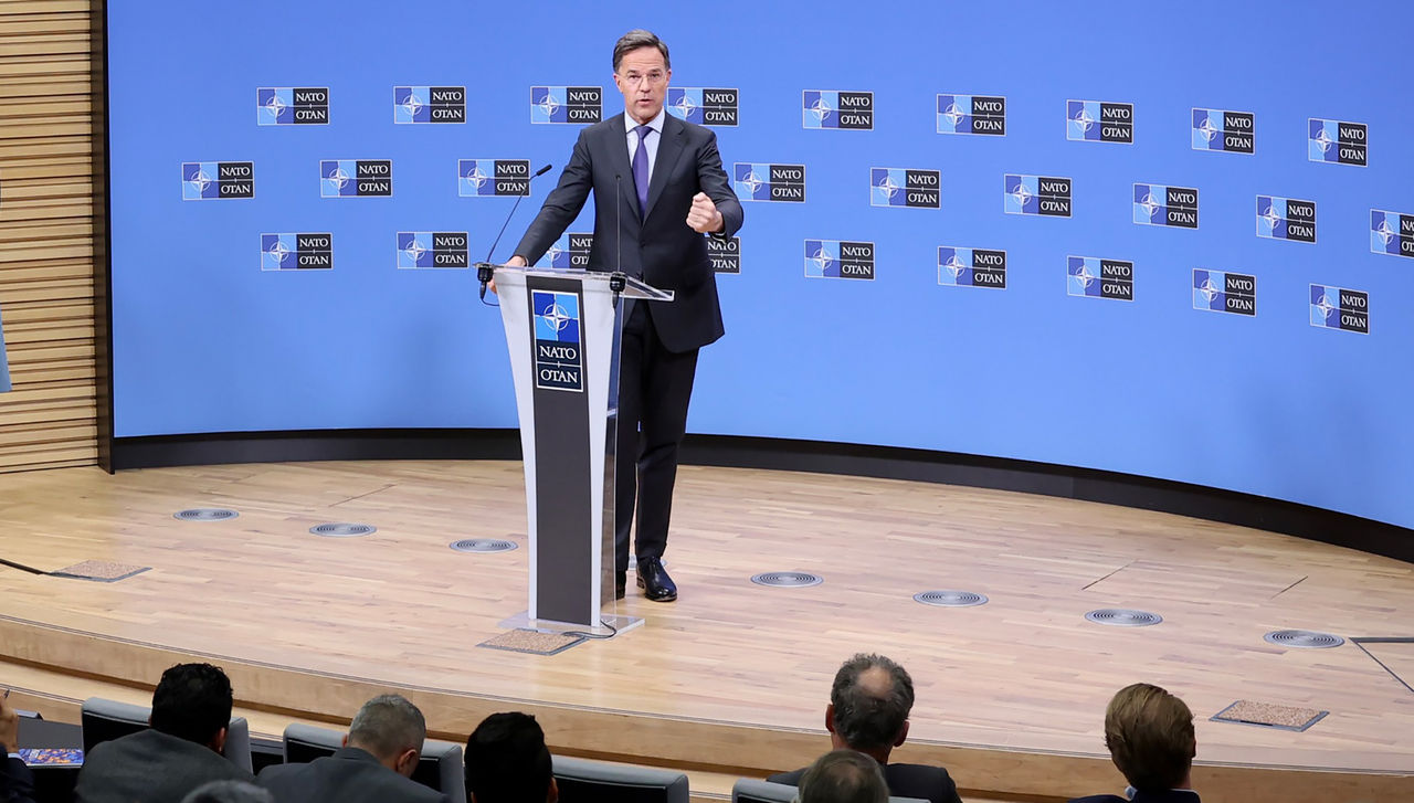 Pre-ministerial press conference by NATO Secretary General Mark Rutte ahead of the meetings of NATO Ministers of Foreign Affairs