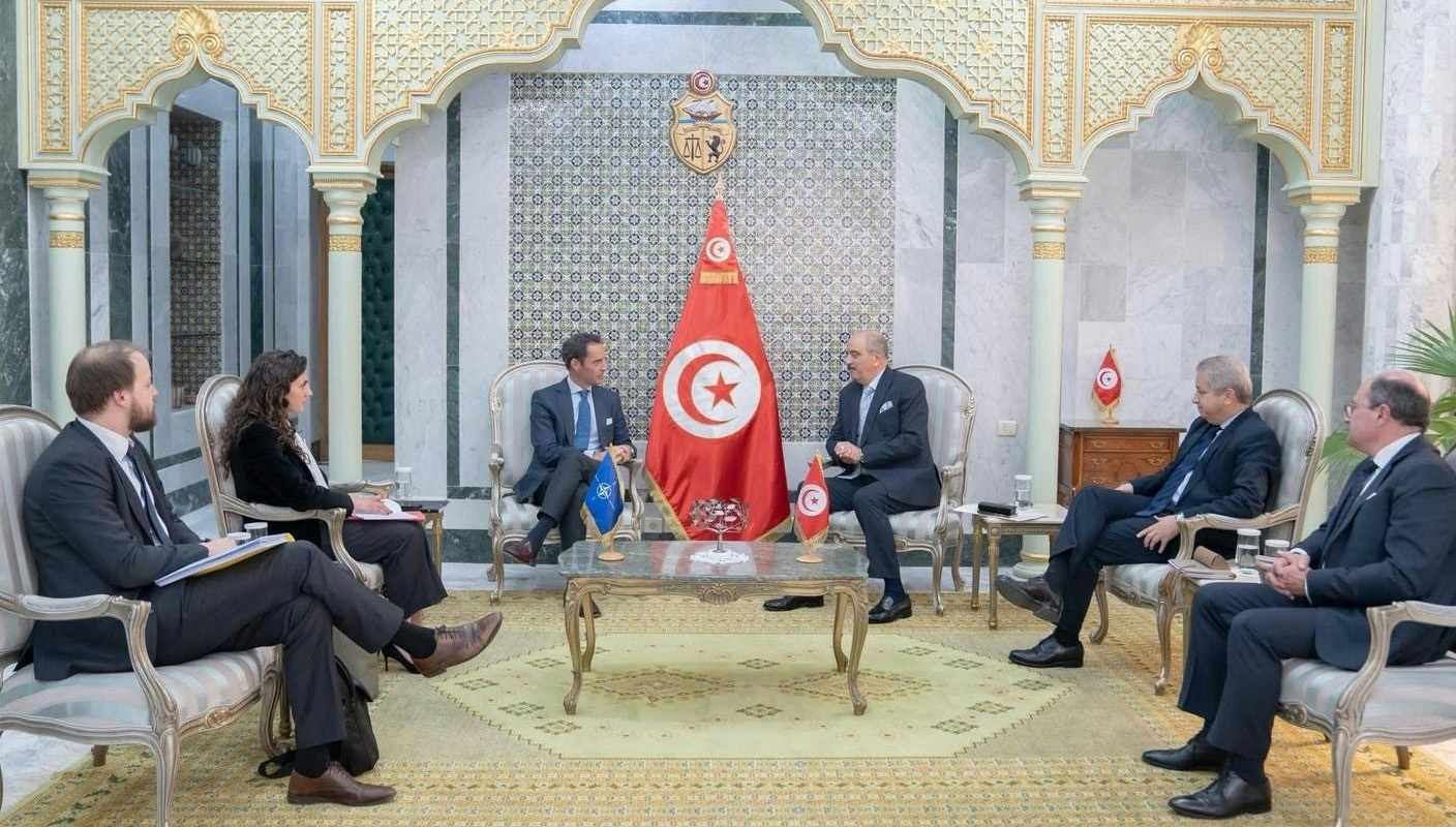 NATO's Special Representative for the Southern Neighbourhood, Javier Colomina, in Tunis 