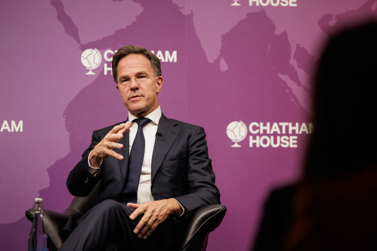 NATO Secretary General Mark Rutte during his pre-summit speech at Chatham House