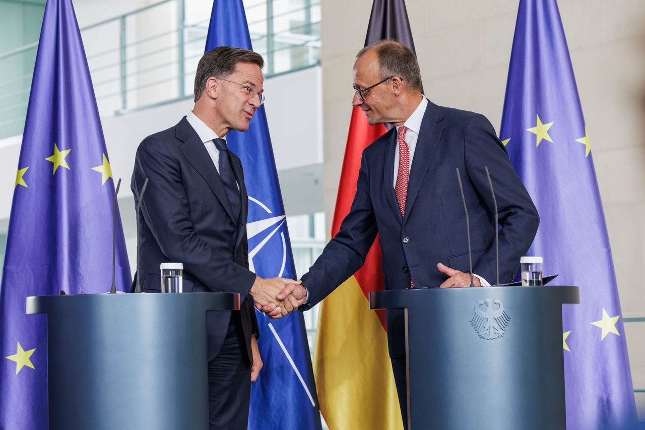Joint press conference by NATO Secretary General Mark Rutte and Friedrich Merz, Chancellor of Germany