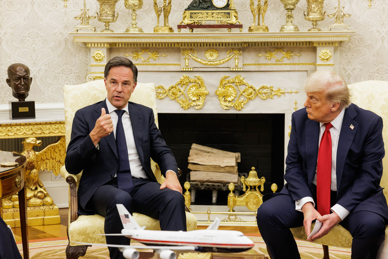 NATO Secretary General Mark Rutte meets with the President of the United States, Mr. Donald J. Trump