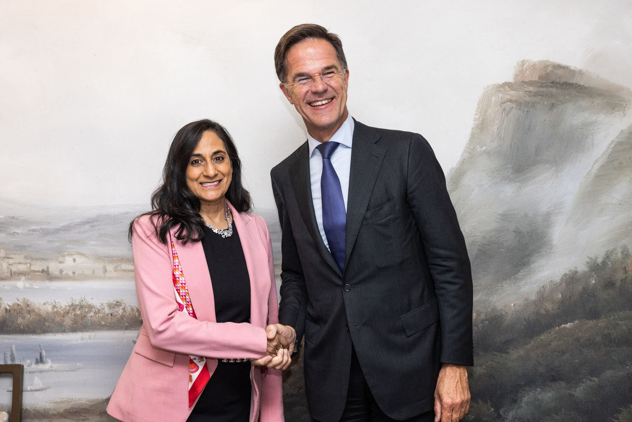 NATO Secretary General Mark Rutte meets with Anita Anand, Minister of Foreign Affairs of Canada