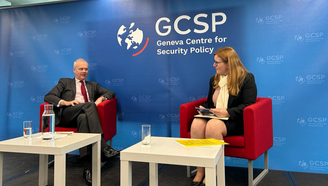 NATO Assistant Secretary General for Political Affairs and Security Policy, Ambassador Boris Ruge at the Geneva Centre for Security Policy