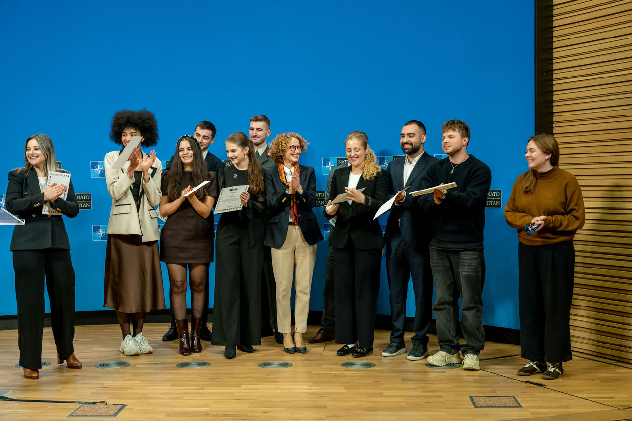 Award Ceremony for the NATO Youth Advisory Board hosted by NATO Deputy Secretary General Radmila Shekerinska