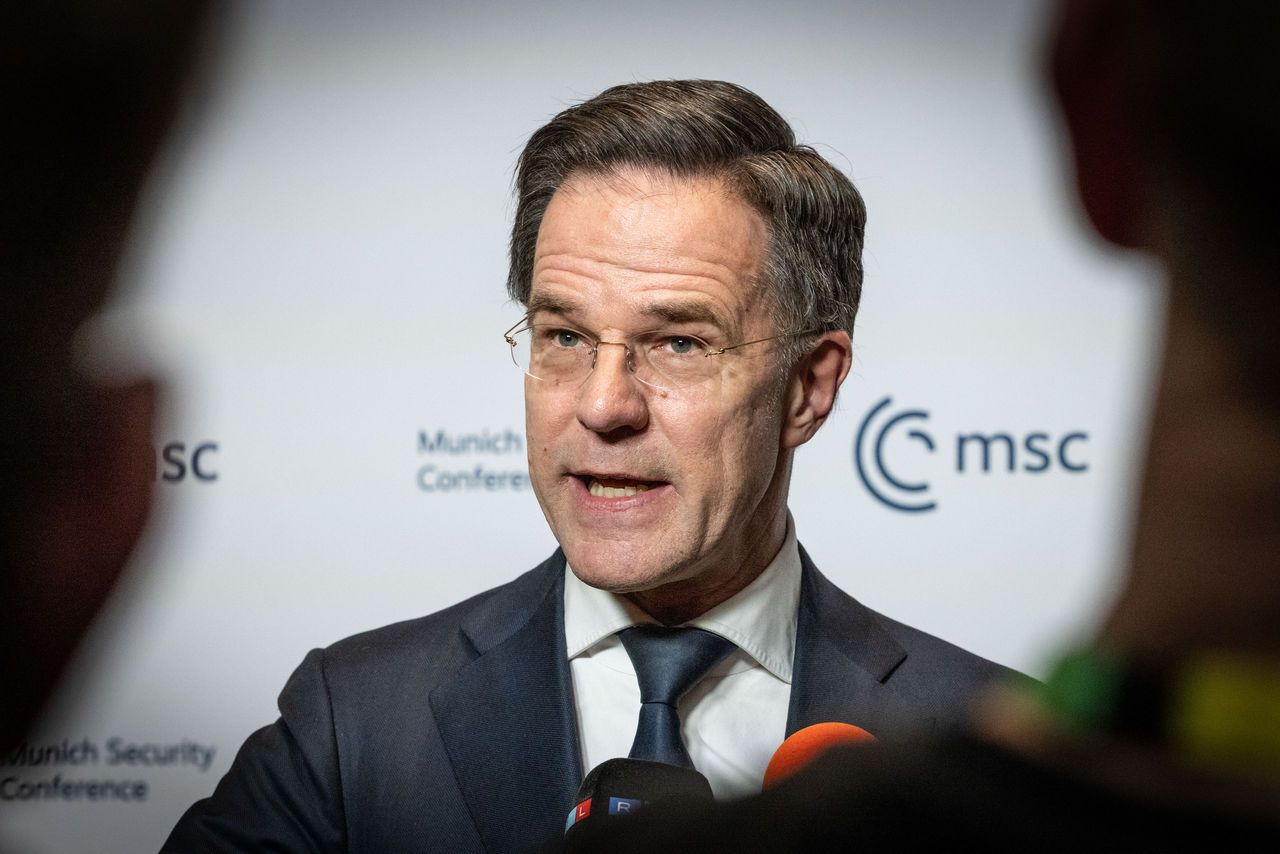 Doorstep by the NATO Secretary General Mark Rutte at the Munich Security Conference