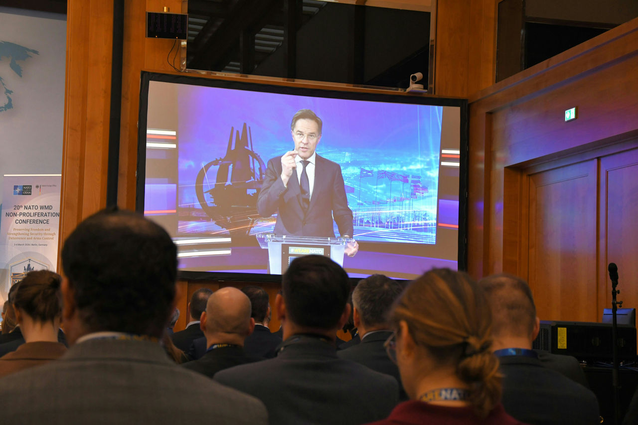 NATO Secretary General Mark Rutte opens the 20th annual NATO Conference on Arms Control, Disarmament and Weapons of Mass Destruction (WMD) Non-Proliferation