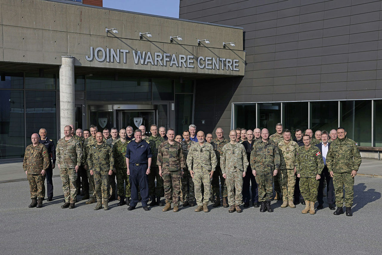 NATO Military Committee's visit the Joint Warfare Centre in Norway, Stavanger, March 2026