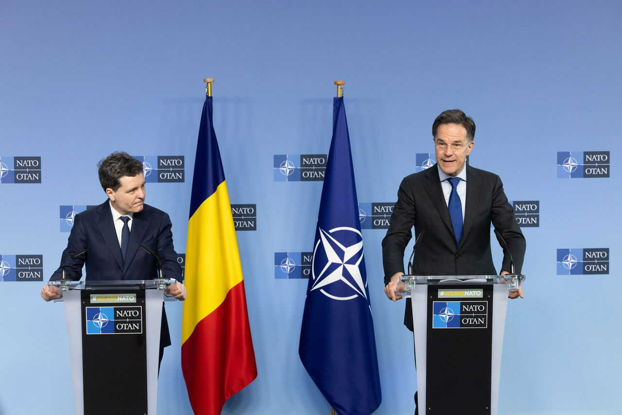 Joint press conference with NATO Secretary General Mark Rutte and the President of Romania, Nicușor Dan 