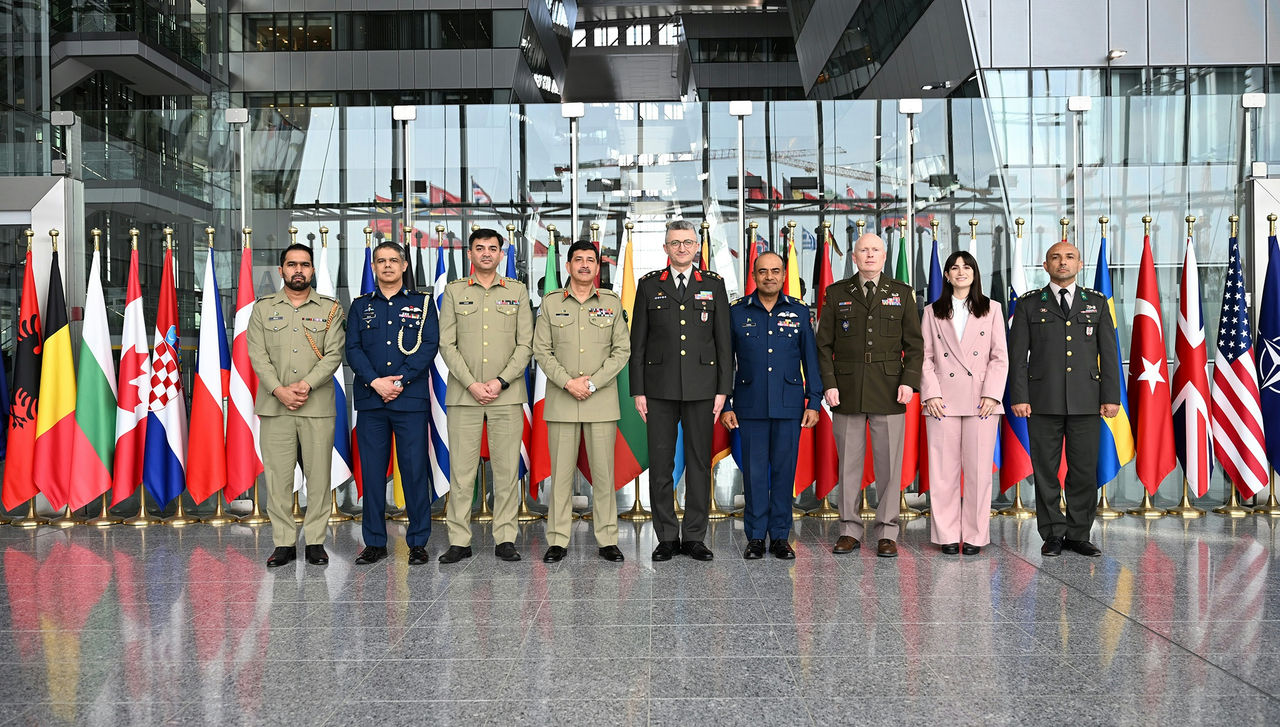 12th iteration of the annual NATO-Pakistan Military Staff Talks was held at NATO Headquarters, in Brussels
