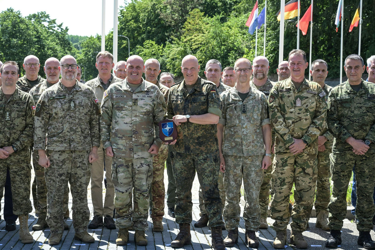 The NATO Military Committee visiting JFC Brunssum
