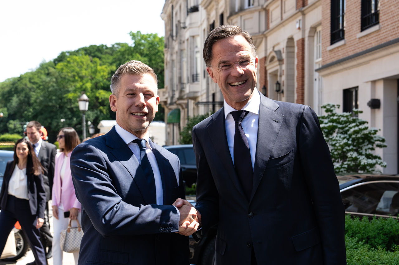 NATO Secretary General Mark Rutte meets with the Prime Minister of Hungary, P&eacute;ter Magyar