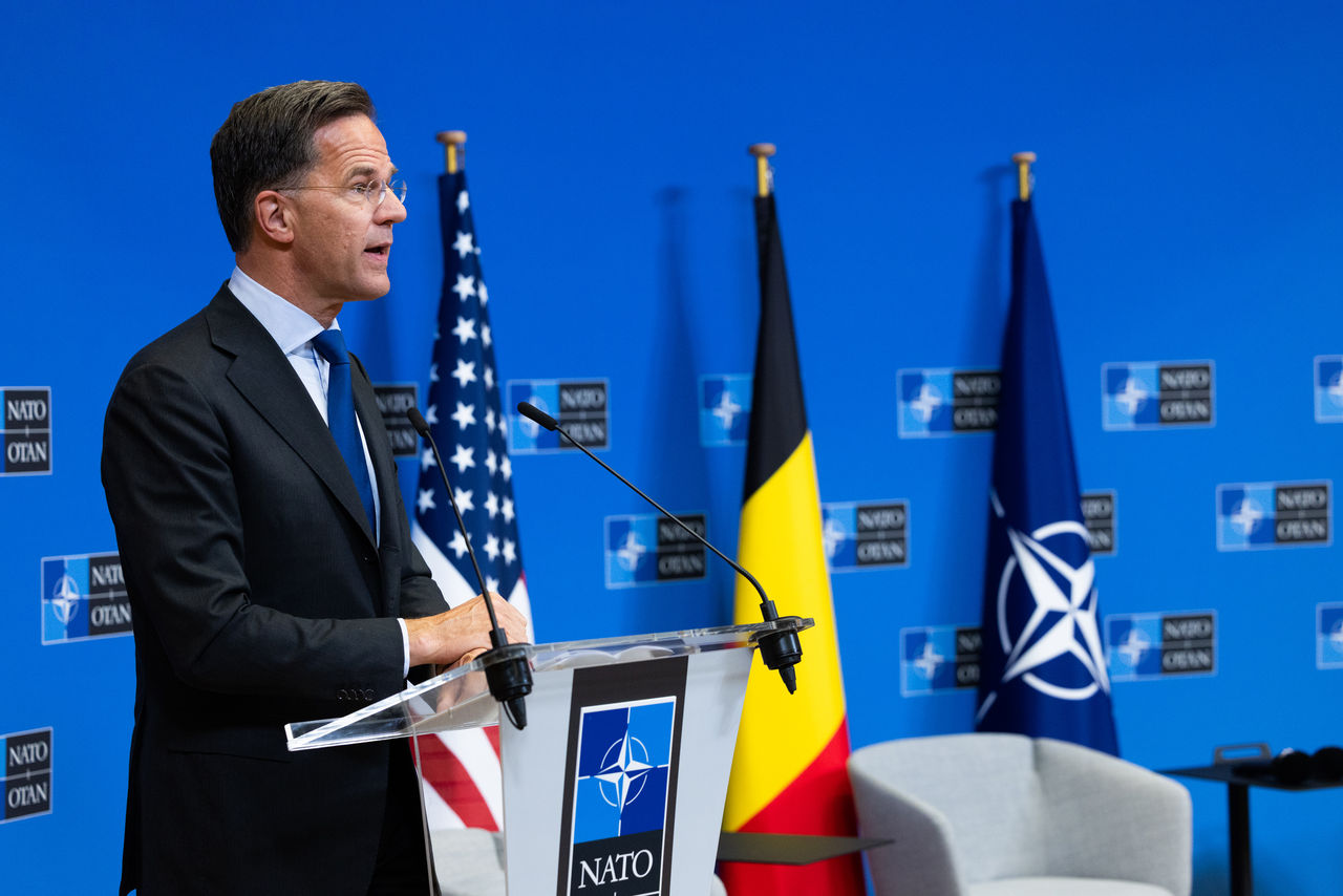 NATO Secretary General Mark Rutte addresses the Transatlantic Defense Industry Access Forum 