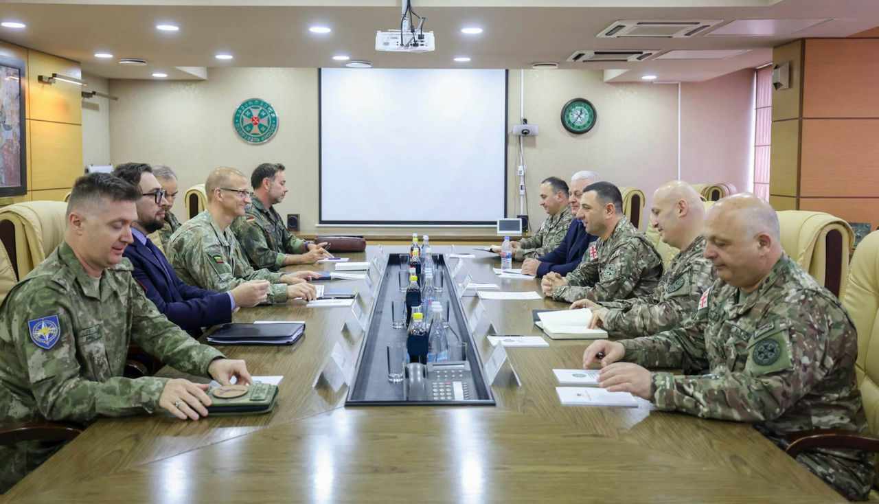 Delegations of the Director General of the International Military Staff (DGIMS), Lieutenant General Remigijus Baltrėnas,  and the Commander of the Georgian Defence Forces, Lieutenant General Giorgi Matiashvili.