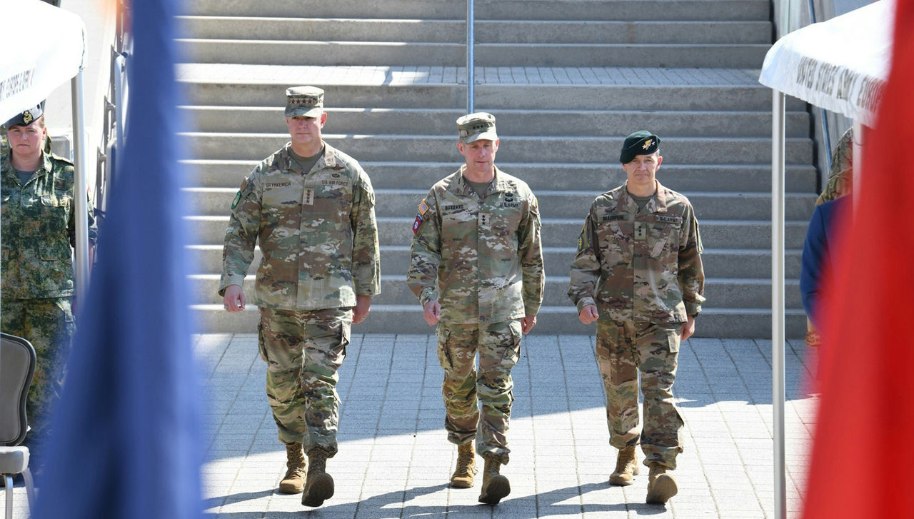 Lieutenant General Guillaume N. Beaurpere was welcomed as the new commander of the NATO Security Assistance & Training for Ukraine (NSATU) in Wiesbaden on Monday (3 August 2026).