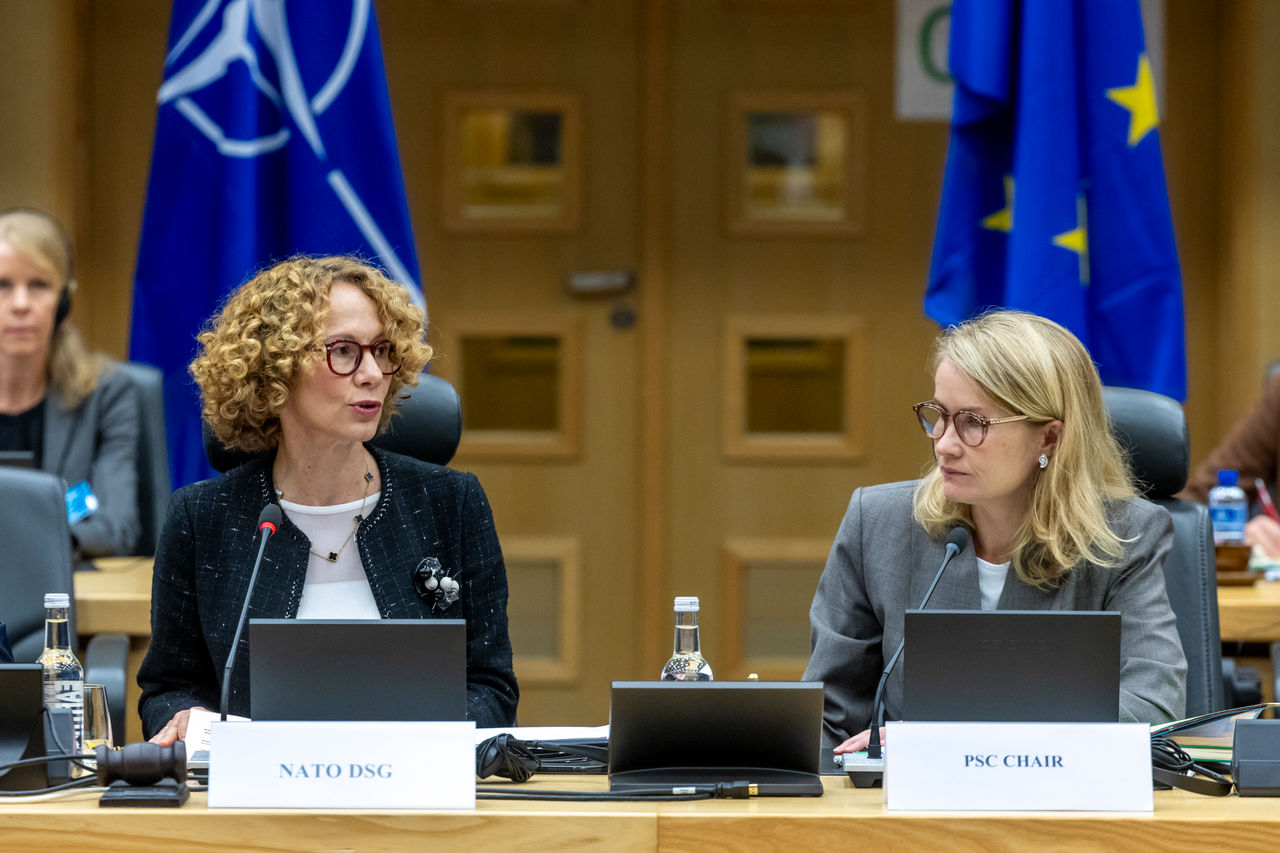 NATO Deputy Secretary General Radmila Shekerinska and Chair of the EEAS Political and Security Committee Lene Mandel Vensild