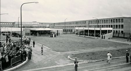 Official opening of the new NATO Headquarters in Brussels on 16 October 1967 (© NATO )
)