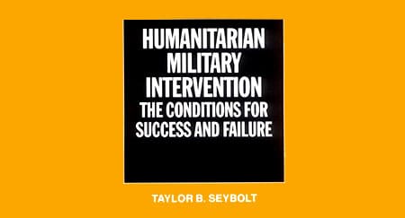 Book Review : Humanitarian military intervention 