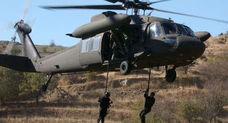 Air power: Attack helicopters have proved easy to adapt to a wide range of counter-terrorism and counter-insurgency missions (© SHAPE)
)
