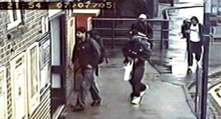 The London bombers, en route to killing themselves and 52 others
)
